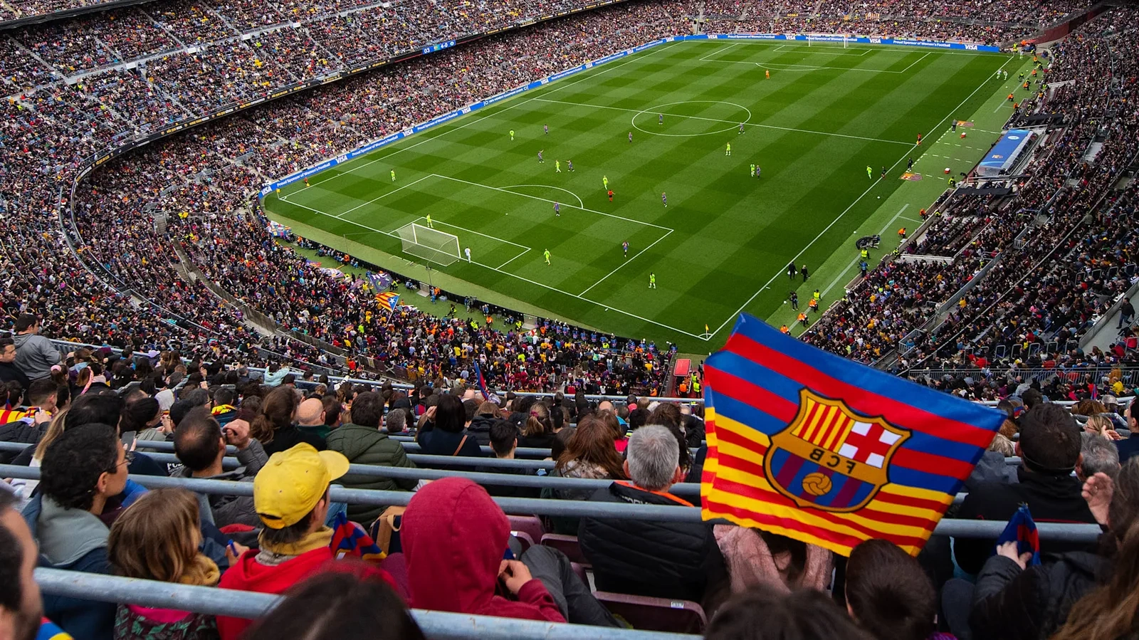 天博体育直播的大型足球体育场全景